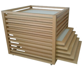 RACKS DE SECADO Y PORTA PAPELES